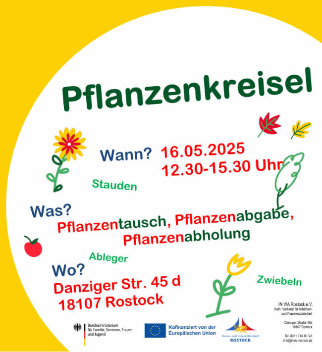 Pflanzenkreisel im Mehrgenerationenhaus/Stadtteil- und Begegnungszentrum Lütten Klein