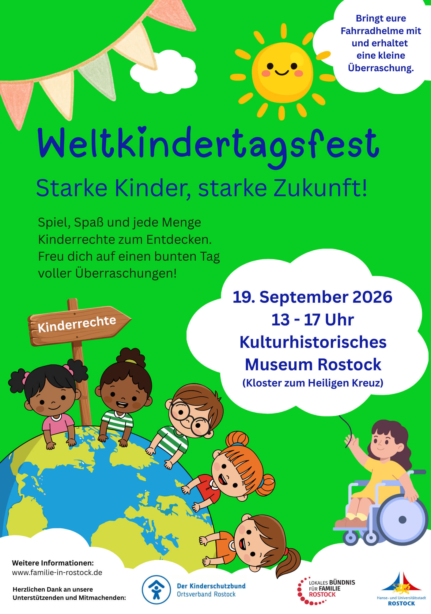 Plakat Weltkindertagsfest 2026